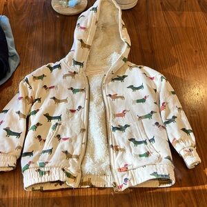 Dog Print Hooded Jacket